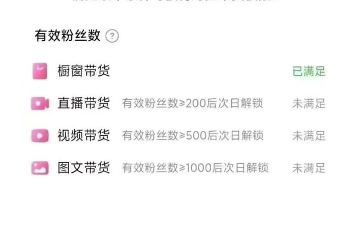 视频电商带货权限、视频电商带货权限怎么解锁 视频电商带货权限、视频电商带货权限怎么解锁
