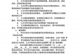 电商代运营合作协议、电商代运营合作协议怎么写