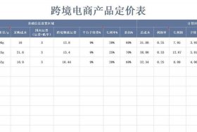 跨境电商产品定价标准（跨境电商产品定价标准最新）