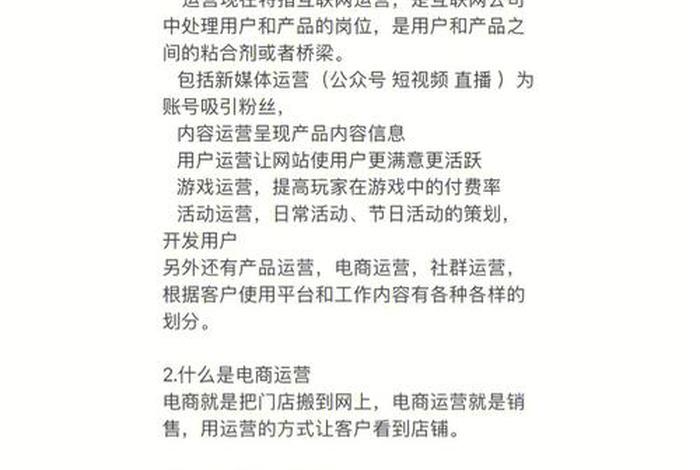 跨境电商运营小白如何面试；跨境电商运营小白面试题