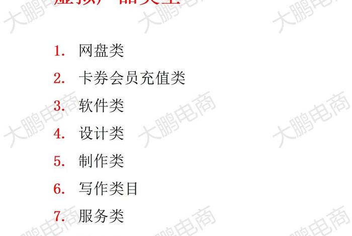 电商产品有哪些可以虚拟发货 - 电商产品有哪些可以虚拟发货的