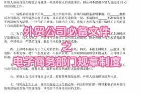 电商企业管理规定，电商企业规章制度