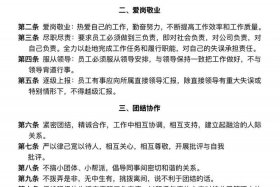 电商公司规章制度范本与员工守则 电商公司规章制度范本与员工守则内容
