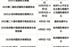 杭州跨境电商展会；杭州跨境电商展会时间表