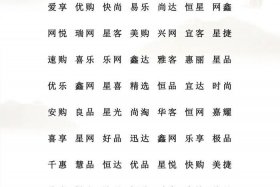 电商取名简单粗暴；电商取名简单粗暴好听