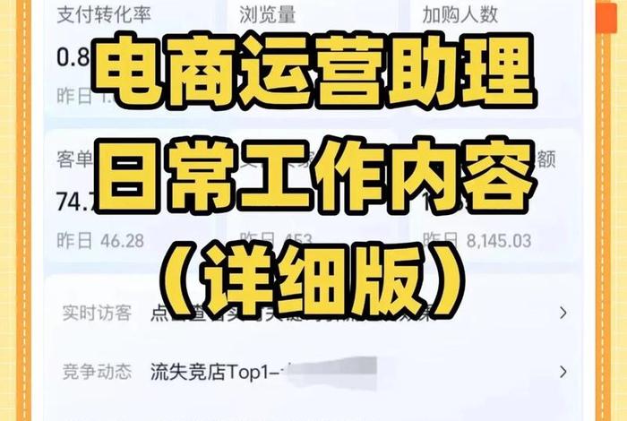 电商助理是干什么的 - 电商助理做什么