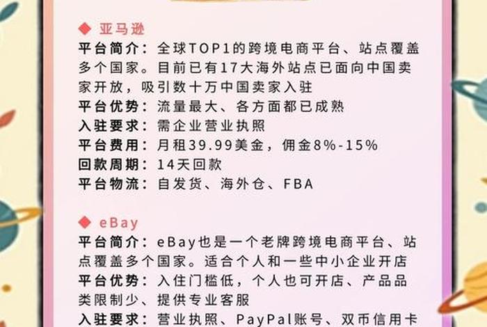 跨境电商注册店铺需要什么材料；跨境电商注册店铺需要什么材料和手续