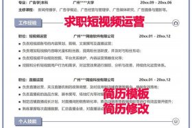 无经验面试跨境电商简历模板（无经验跨境电商面试技巧）