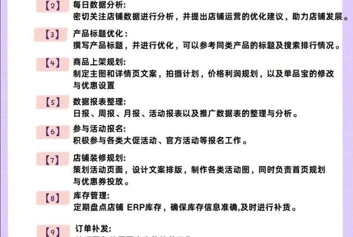 电商店铺推广，电商店铺推广的工作内容