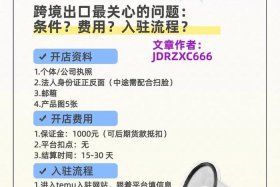 速卖通跨境电商开店流程及费用（速卖通跨境电商开店流程及费用会赚钱吗）