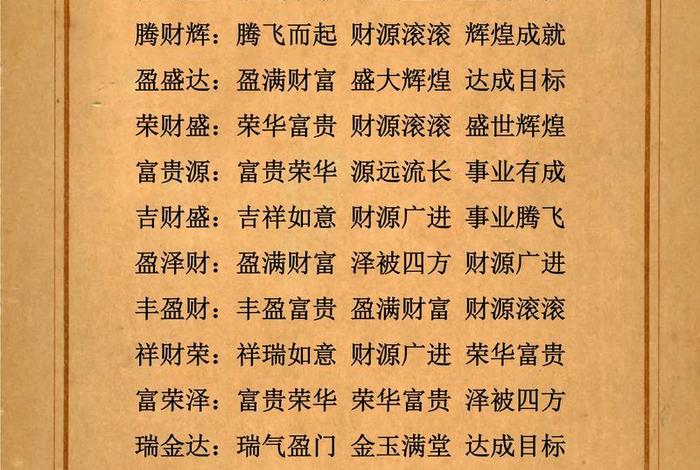 电商公司名字寓意财气顺意；电商公司名字寓意财气顺意怎么取名