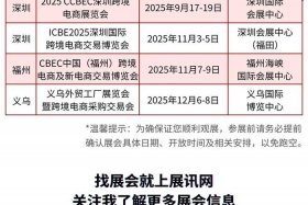深圳电商展会2025年时间表 深圳电商展会2025年时间表图片
