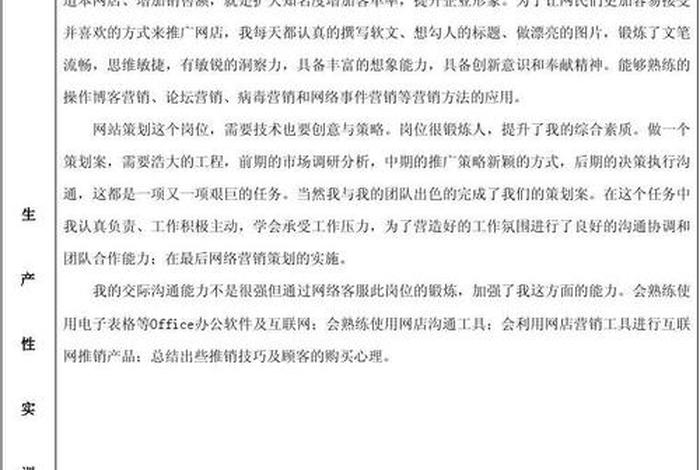 电商网店运营实训报告，电子商务网店运营实训报告总结