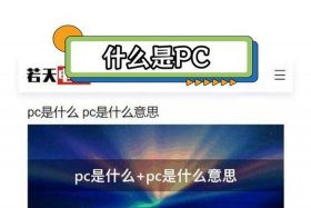 电商PC是什么意思、电商pc是什么意思