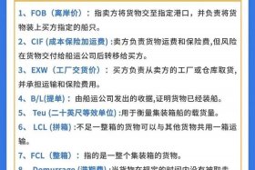 跨境电商出口运输专业术语，跨境电商出口运输专业术语是什么