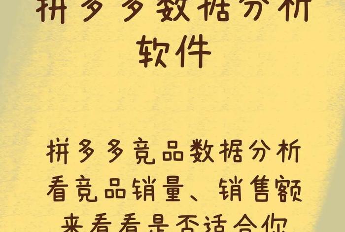 拼多多电商数据分析平台 - 拼多多官方数据分析软件 拼多多电商数据分析平台 - 拼多多官方数据分析软件
