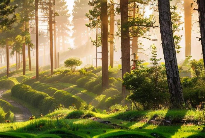 电商森林背景图 - 电商背景图素材 电商森林背景图 - 电商背景图素材