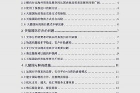 电商创业成功案例论文 电商创业论文3000字