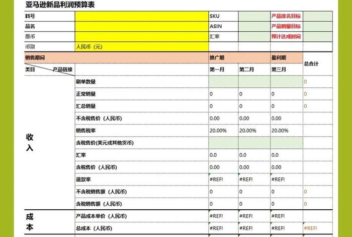 电商补单计划 电商补单计划表 电商补单计划 电商补单计划表
