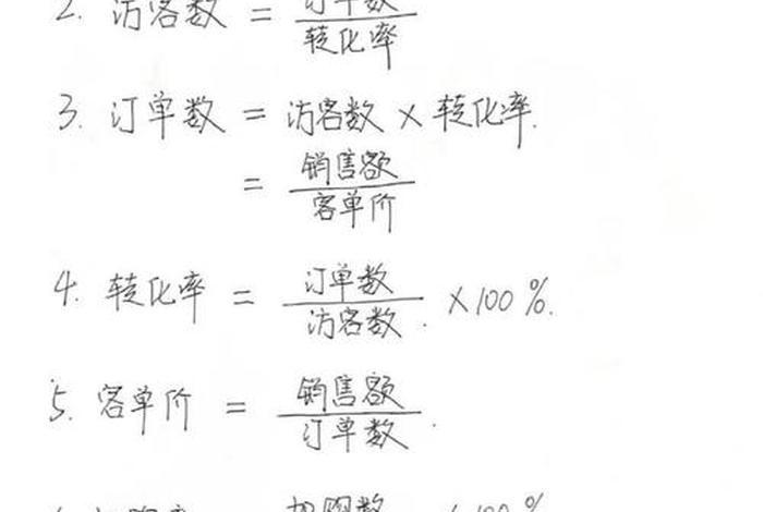 电商销售额公式详解；电商销售额的公式是什么？