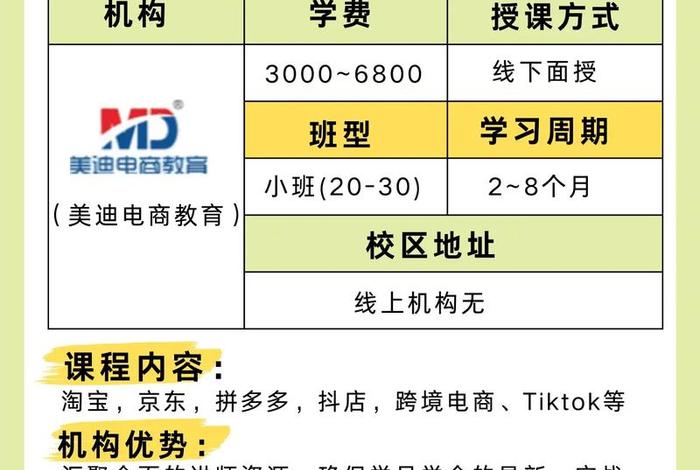 美迪电商培训怎么样（美迪电商培训怎么样知乎）