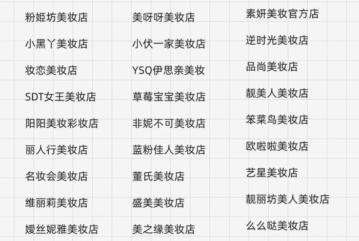 美妆电商名字大全、美妆电商名字大全图片 美妆电商名字大全、美妆电商名字大全图片