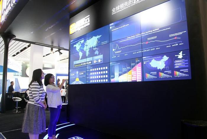 电商展台；电商平台展厅