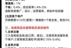 企业电商税收政策2025最新规定（企业电商税收政策2025最新规定文件）