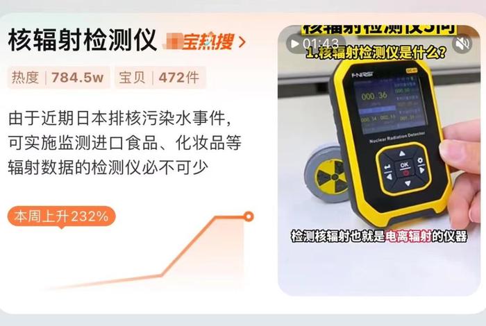 核辐射检测仪电商爆单ln;核辐射检测仪电商爆单事件 核辐射检测仪电商爆单ln;核辐射检测仪电商爆单事件
