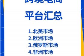 跨境电商平台主要有哪些？；跨境电商有哪些主流平台