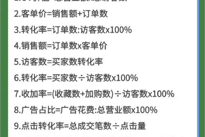 电商转化率的指标 电商转化率的指标有哪些