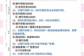 电商实操分录大全；电商实操分录大全视频