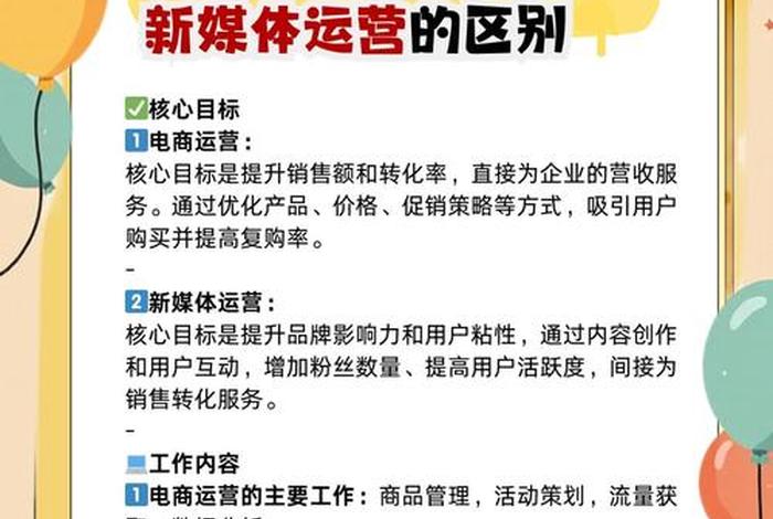 电商新媒体具体是什么（电商新媒体具体是什么工作）