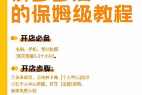 如何开电商创业、如何开电商创业店