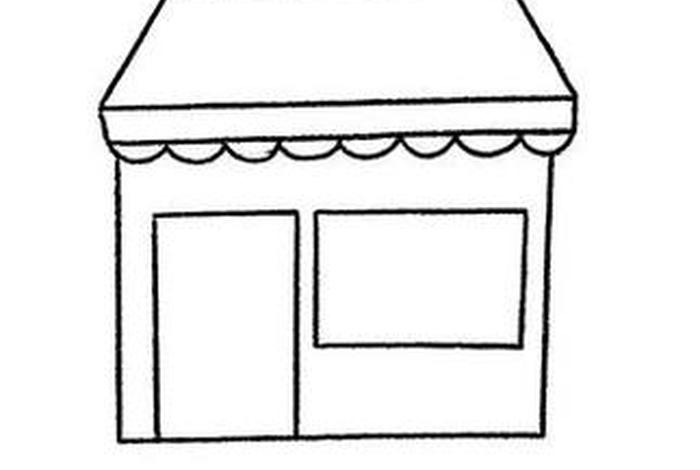 商店简笔画（博物馆商店简笔画）