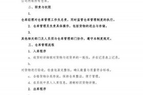 电商仓库管理制度及规定；电商仓库规章制度内容