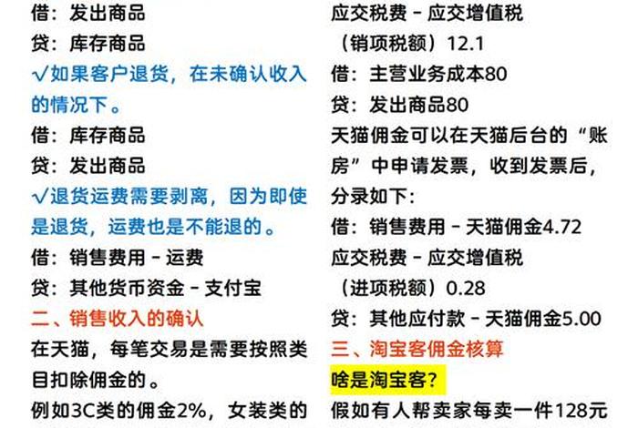 电商账务处理分录,电商财务分录 电商账务处理分录,电商财务分录