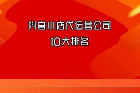 抖音电商排行 抖音电商机构排行榜