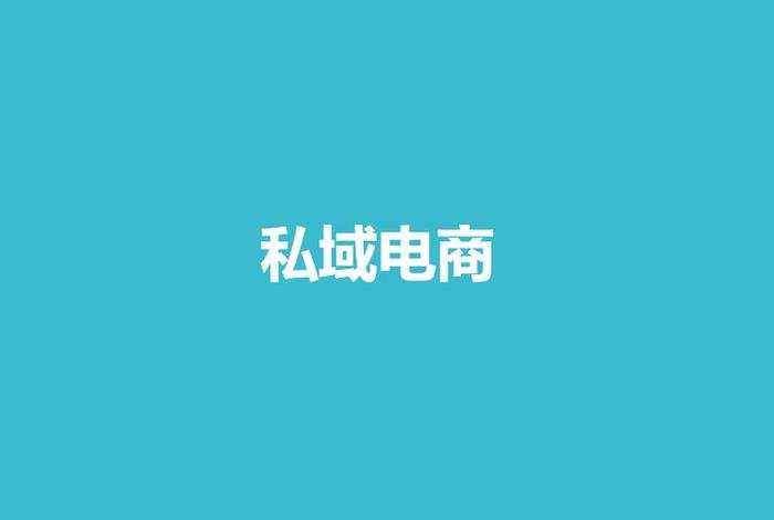 私域电商什么意思(私域电商什么意思啊) 私域电商什么意思(私域电商什么意思啊)
