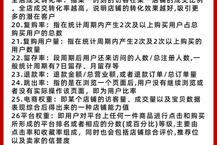 电商术语入门大全（电商术语入门大全视频）