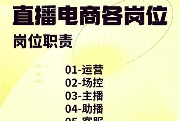 电商主播的工作职责，电商主播的工作职责怎么写
