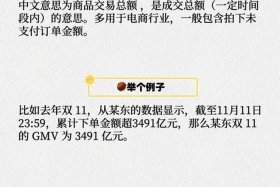 电商gmv什么意思 - 电商平台的gmv什么意思