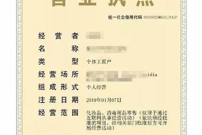 电商注册营业执照经营范围，电商注册营业执照经营范围有哪些