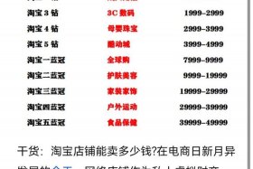 电商开店铺需要多少钱（电商开店铺需要多少钱一个月）