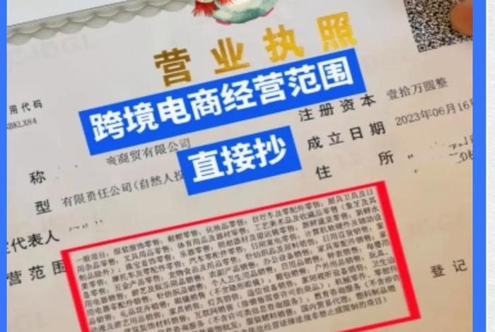 跨境电商注册公司经营范围怎样填；跨境电商注册公司经营范围怎样填写