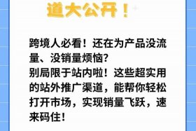 跨境电商平台站外推广的方法、简述跨境电商平台站外推广的方法
