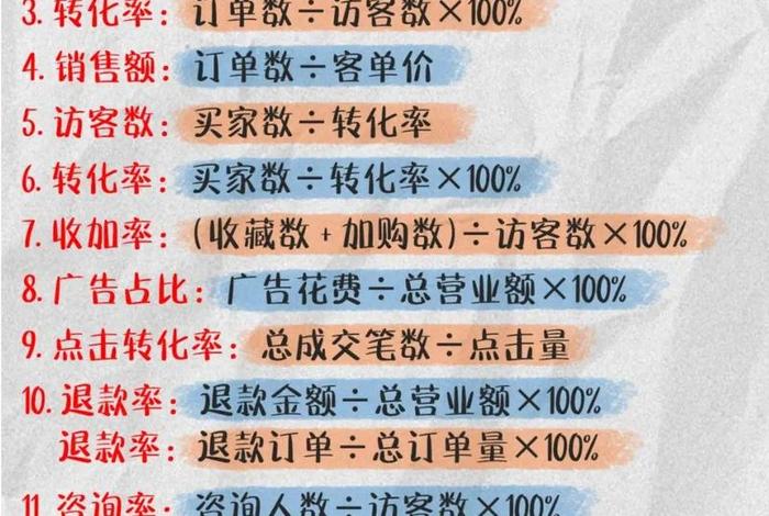 电商的两个基本公式 - 电商的两个基本公式是什么