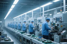 晋上电子，晋阳电子上班车间照片