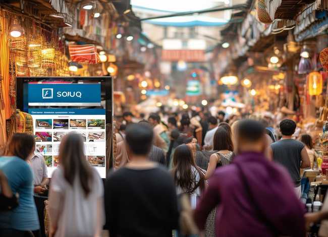 中东电商渗透率；中东电商平台souq