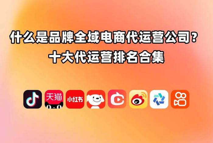 什么叫电商代运营(什么叫电商代运营公司) 什么叫电商代运营(什么叫电商代运营公司)